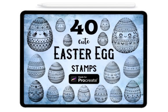 40 Easter Egg Procreate Stamp Brushes: Strategic Value for Creative Professionals