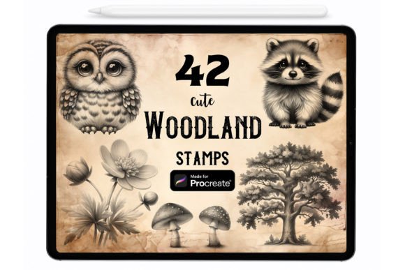 42 Woodland Animals Procreate Brushes: A Practical Toolkit for Creative Designers
