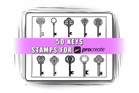 50 Keys Procreate Stamps Brushes: A Strategic Tool for Creative Professionals