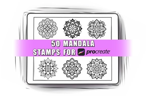 50 Mandala Procreate Stamps Brushes: A Strategic Tool for Creative Professionals