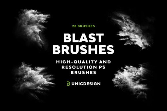 Blast Photoshop Brushes for Dynamic Visual Design