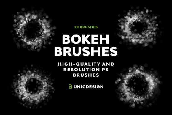 Bokeh Photoshop Brushes: Elevate Your Design Projects with UnicDesign