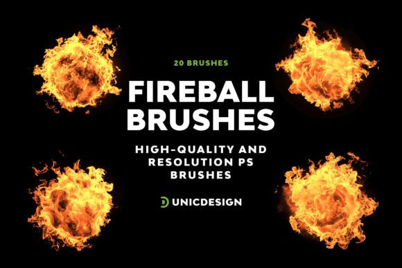 Fireball Photoshop Brushes: Spark Creativity with Real-World Impact