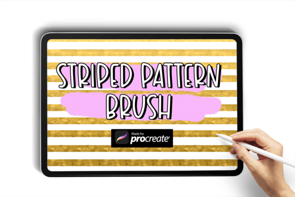 How to Download and Use the Striped Pattern Brush Procreate Brushes