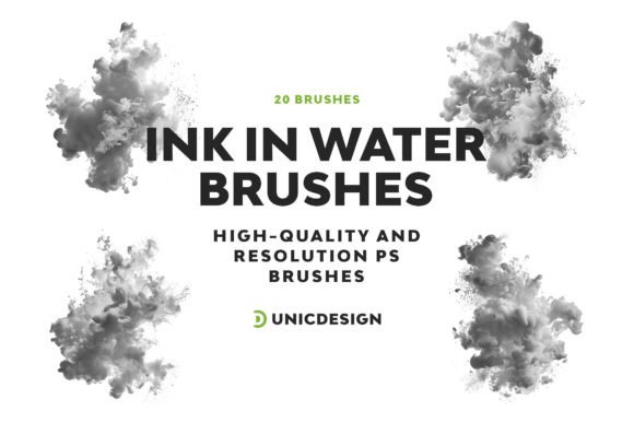 Ink in Water Photoshop Brushes: A Creative Essential for Digital Artists