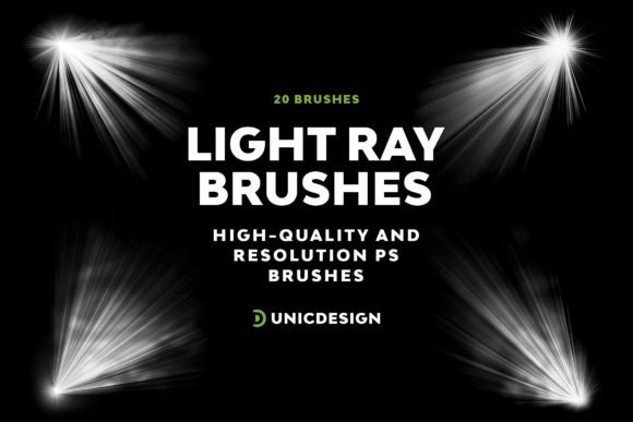 Light Ray Photoshop Brushes: Elevate Your Design Lighting