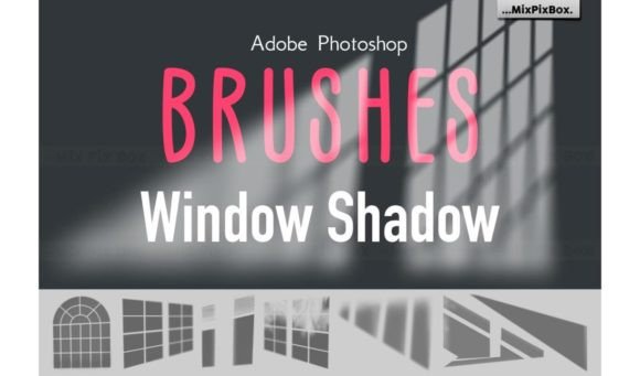 Window Shadow Adobe PS Brushes